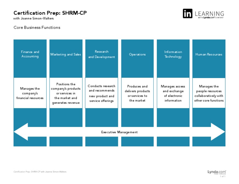 Overview of Core Business Functions | PDF