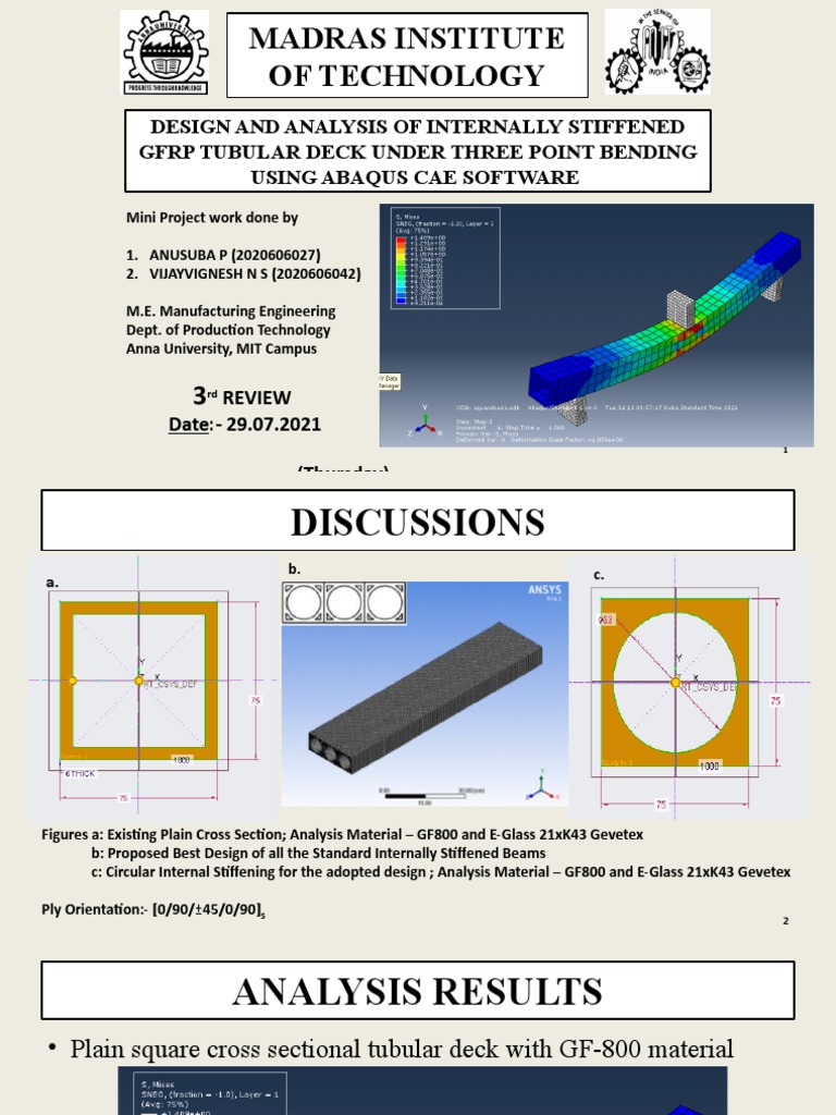 Mini Project 3rd Stage | PDF | Stress (Mechanics) | Ellipse