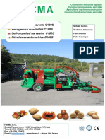 Agricultural machines construction technical data sheet