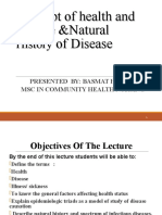 Concept of Health and Disease &natural of Disease