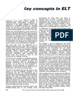 Key Concepts in ELT: ELT Journal Volume 52/3 July 1998 © Oxford University Press 1998