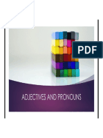 Adjectives and Pronouns