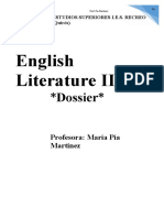 English Literature 2 dossier PROF. PÍA MARTÍNEZ