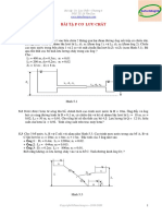 Bài tập Cơ Lưu Chất - Chương 4 PGS. TS. Lê Văn Dực