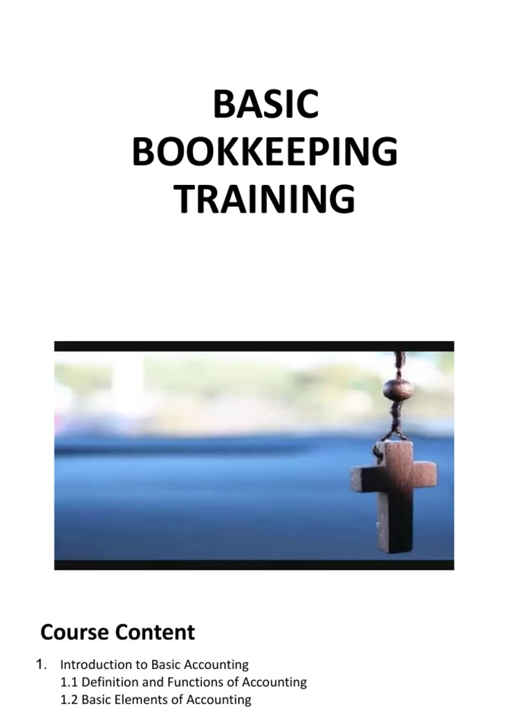 Basic Bookkeeping PDF Debits And Credits Expense