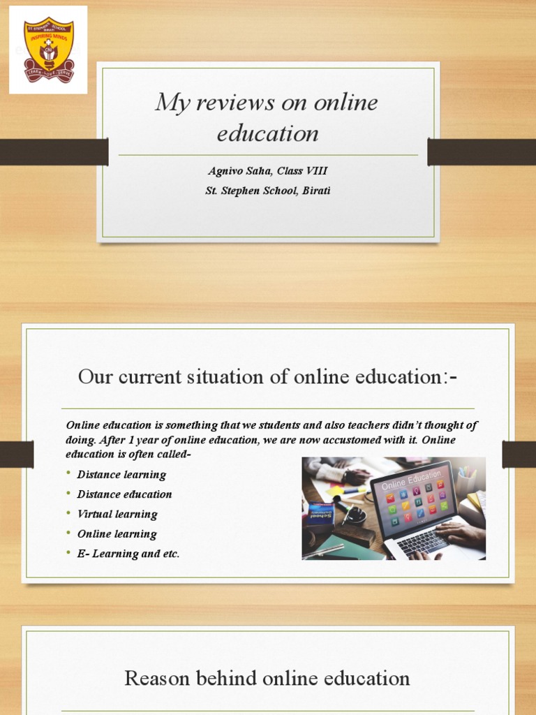 Pros and Cons of Online Education | PDF | Career & Growth | Social Science