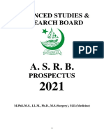 Advanced Studies & Research Board: A. S. R. B