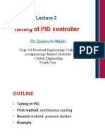 Tuning of PID Controller: Dr. Sadeq Al-Majidi