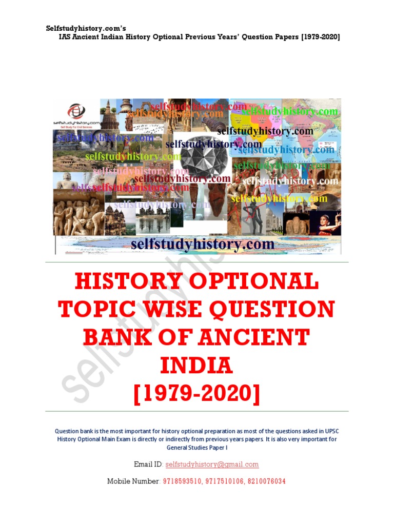 ANCIENT INDIAN HISTORY QUESTION BANK PDF intelligence overview