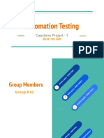 Automation Testing: Capstone Project - 1