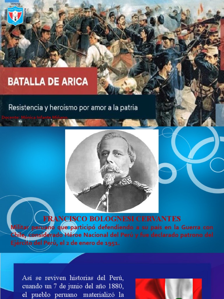 Batalla De Arica Nivel Secundaria Pdf Perú Militar 
