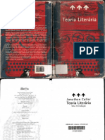 CULLER, Jonathan. Teoria Literária - Uma Introdução