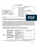 Ds Tata Power Solar Systems Limited 1: Outline Agreement