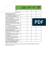 Questionnaires For Stat Research