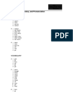 5 Answer Key A Grammar, Vocabulary, and Pronunciation