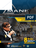 MANE - Official Newsletter of Leo Club of Nawala Metro