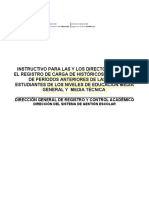 Instructivo para el Registro de la Carga de Históricos de años anteriores 22.10.2019