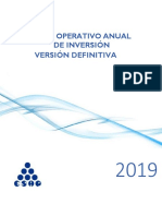 Plan Operativo Anual de Inversión 2019 V Definitiva 31-12-2019