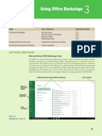 Using Office Backstage: Lesson Skill Matrix