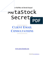 Metastock Secrets: Lient Mail Onsultations