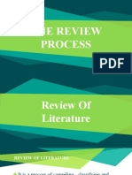 The Literature Review Process: A Guide to Writing a Review of Literature