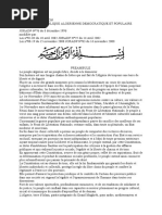 CONSTITUTION Algerie