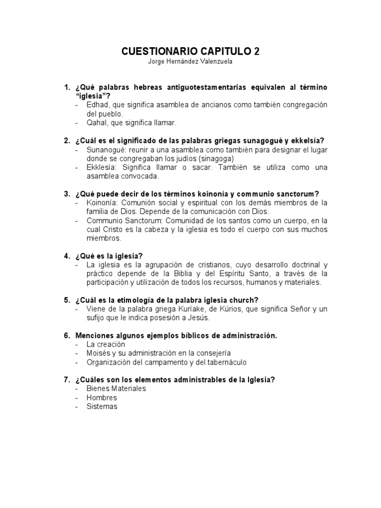 Administración en la Iglesia Cristiana | PDF | Iglesia cristiana | Jesús