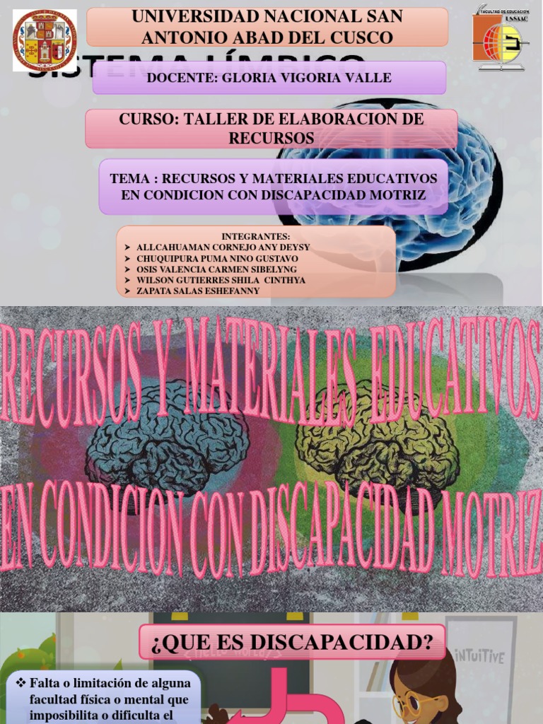 Discapacidad Motora | PDF | Invalidez | Cerebro