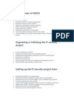 Plan Manage Implement IT Security Project (PMITS