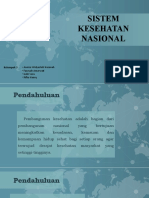 Sistem Kesehatan Nnasional Kelompok 3