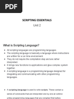 Need of Scripting Languages