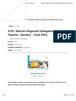 ICRC Nairobi Regional Delegation: Facts & Figures, January - June 2021