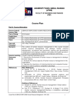 Course Plan: Universiti Tunku Abdul Rahman (UTAR)