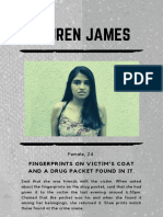 Lauren James: Fingerprints On Victim'S Coat and A Drug Packet Found in It