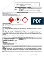 ALCOHOL ANTUSEPTICO OSA Hoja de Seguridad Alcohol Antiseptico