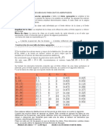 Distribucion de Frecuencias para Datos Agrupados