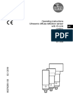 Operating Instructions Ultrasonic Diffuse-Reflection Sensor With IO-Link