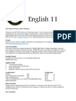 English 11 Syllabus 2021-2022