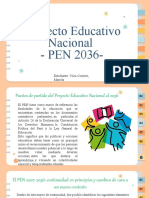 Proyecto Educativo Nacional - PEN 2036-: Estudiante: Vilca Condori, Mariela