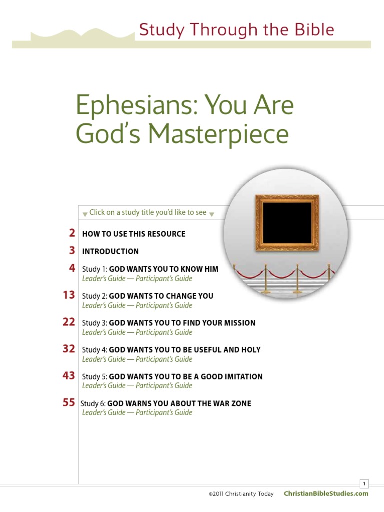 Ephesians Leader Guide | PDF | Paul The Apostle | Jesus