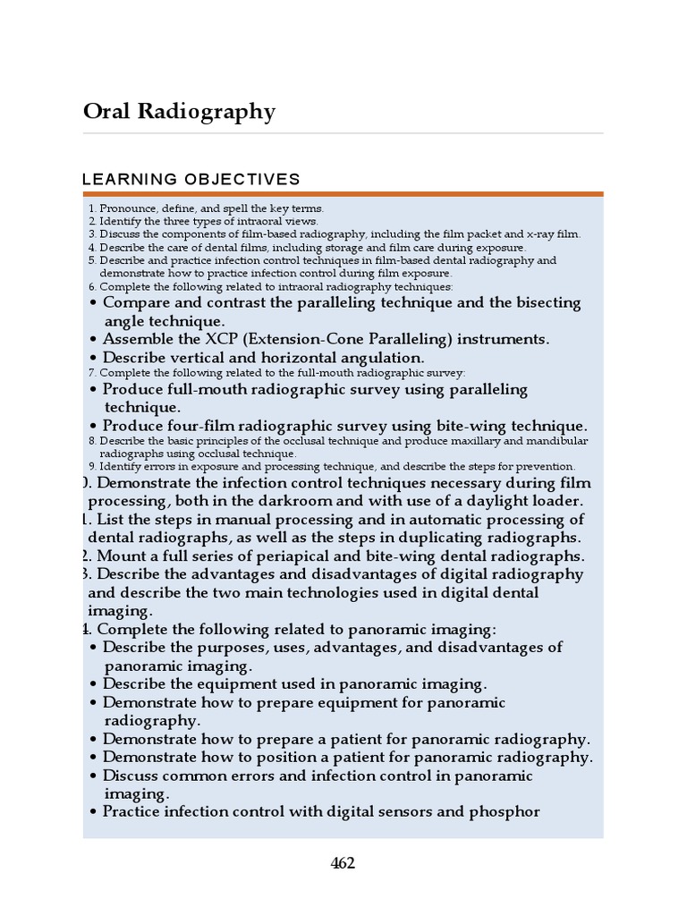 Chapter 16 Oral Radiography (Essentials of Dental Assisting) PDF