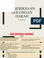 Pemeriksaan Golongan Darah DR - Fitri