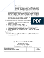 Calculating Income Tax, Allowances and Liability for Mr. Shafiqul Islam