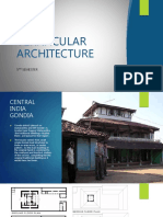 Vernacular Architecture: 5 Semester