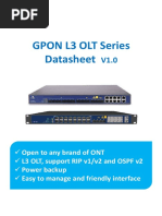 V1600G Series GPON OLT Datasheet V1.0