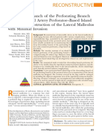 Akita2013 Descending Branch of The Perforating Branch of The Peroneal Artery Perforator-Based Island Flap For Reconstruction of The Lateral Malleolus With Minimal Invasion