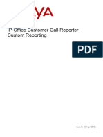 IP Office Customer Call Reporter Custom Reporting