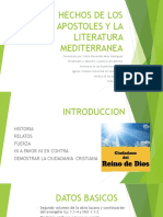 Hechos de Los Apóstoles y La Literatura Mediterranea