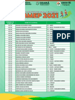 OBMEP  2021 - APROVADOS PARA SEGUNDA FASE