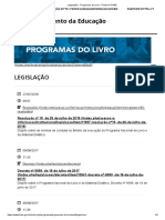 Legislação - Programas Do Livro - Portal Do FNDE